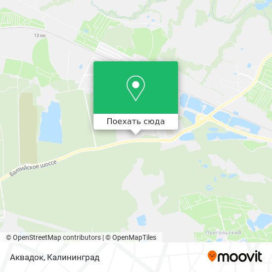 Карта Аквадок