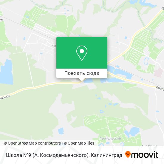 Карта Школа №9 (А. Космодемьянского)