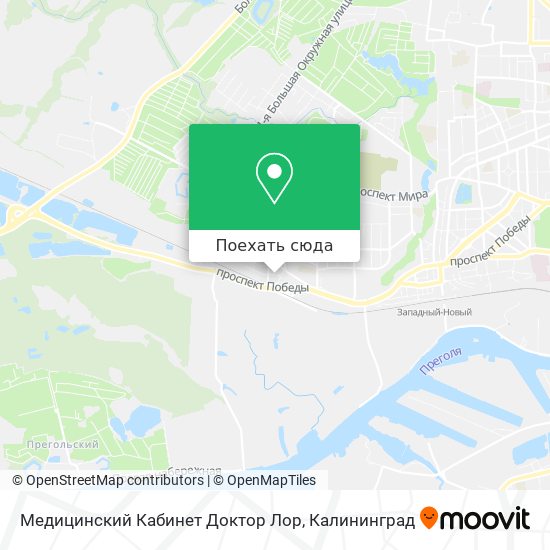 Карта Медицинский Кабинет Доктор Лор