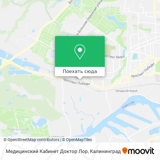 Карта Медицинский Кабинет Доктор Лор