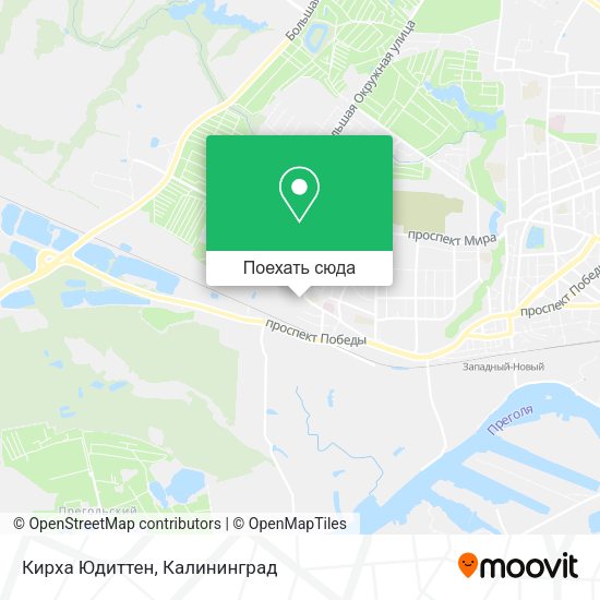 Карта Кирха Юдиттен
