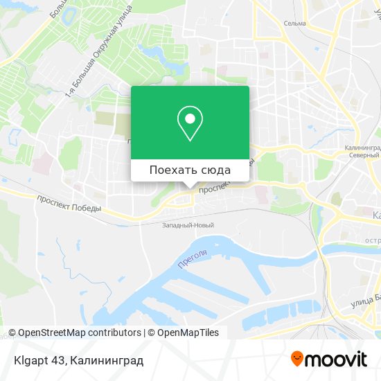 Карта Klgapt 43