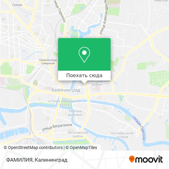 Карта ФАМИЛИЯ
