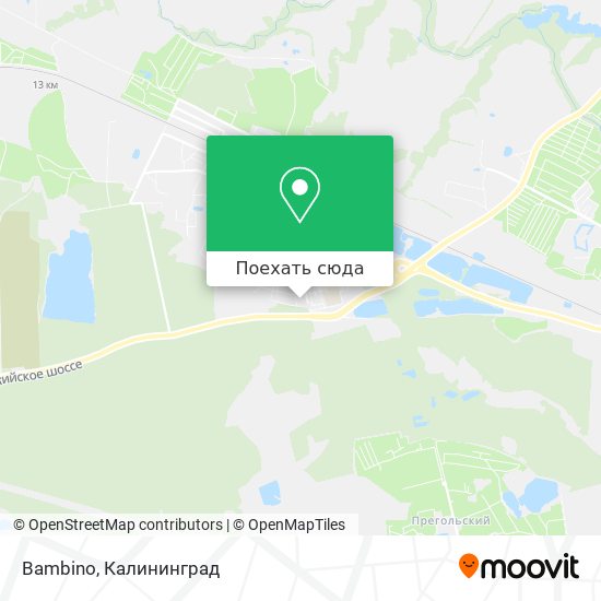 Карта Bambino