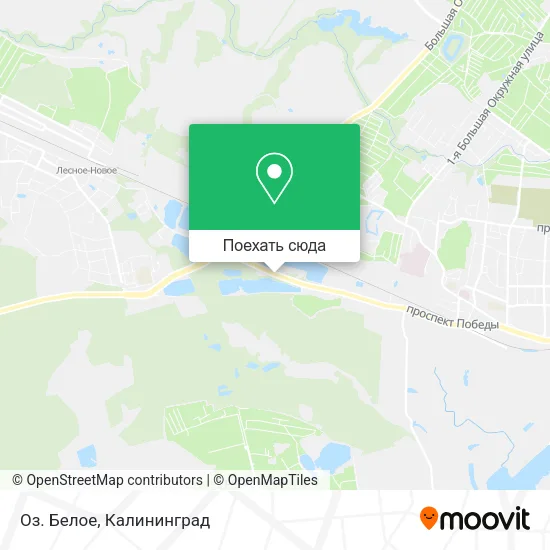 Карта Оз. Белое