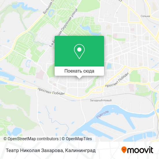 Карта Театр Николая Захарова