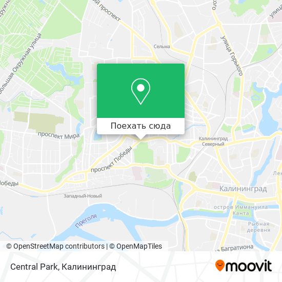 Карта Central Park