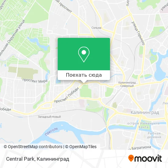 Карта Central Park