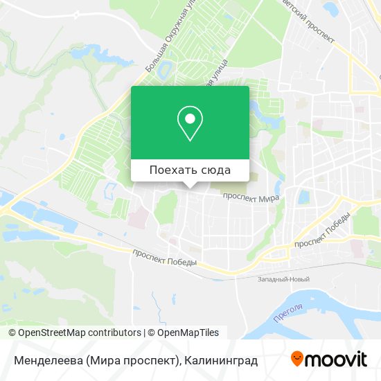 Карта Менделеева (Мира проспект)