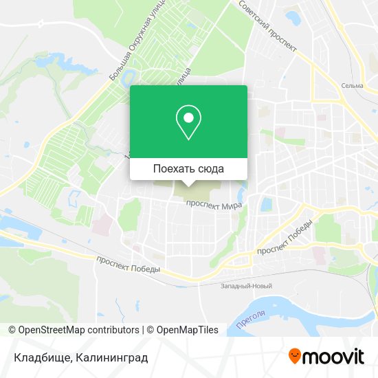 Карта Кладбище