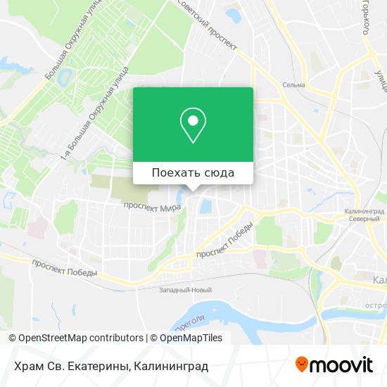 Карта Храм Св. Екатерины
