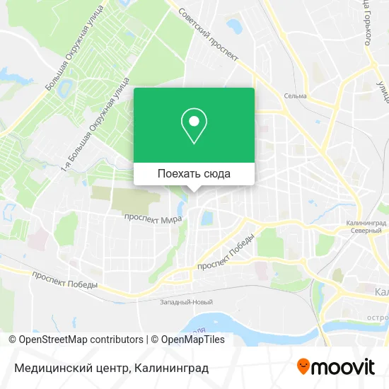 Карта Медицинский центр