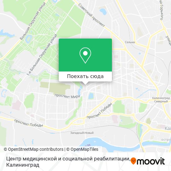 Карта Центр медицинской и социальной реабилитации