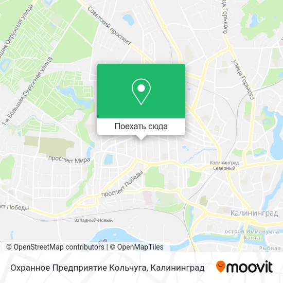 Карта Охранное Предприятие Кольчуга