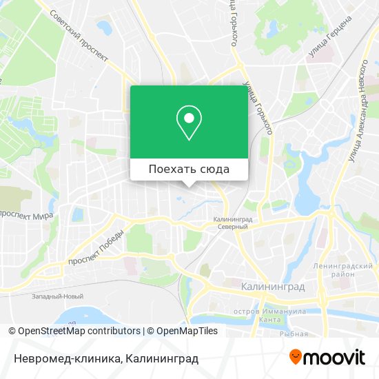 Карта Невромед-клиника