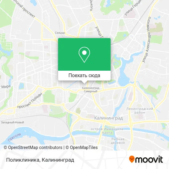Карта Поликлиника