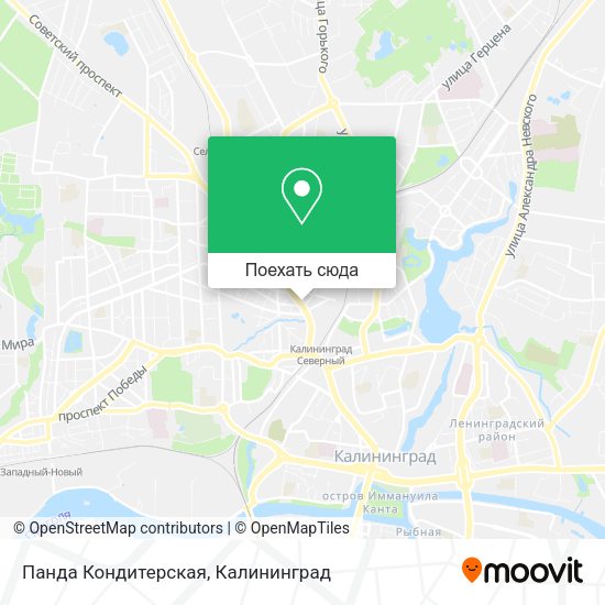 Карта Панда Кондитерская