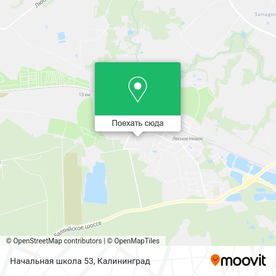 Карта Начальная школа 53