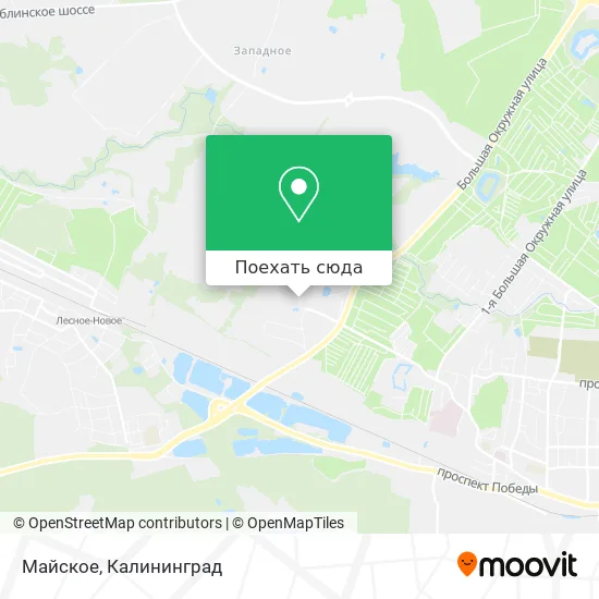 Карта Майское