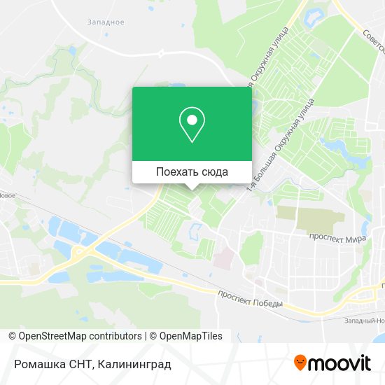 Карта Ромашка СНТ