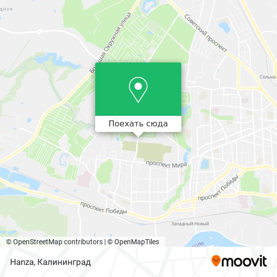 Карта Hanza