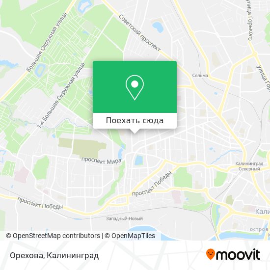 Карта Орехова