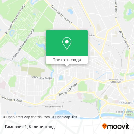 Карта Гимназия 1