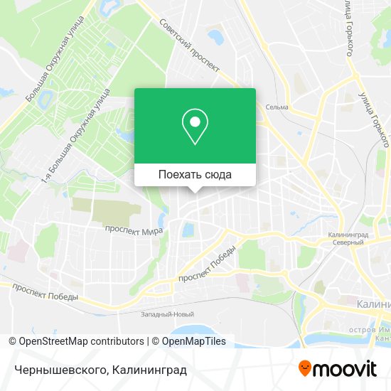 Карта Чернышевского