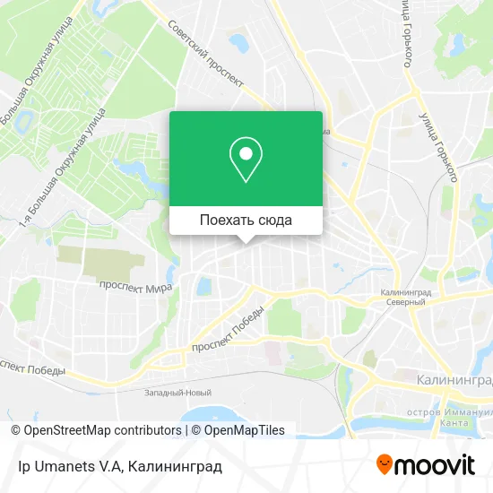 Карта Ip Umanets V.A