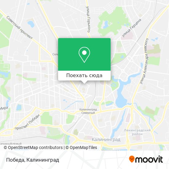 Карта Победа