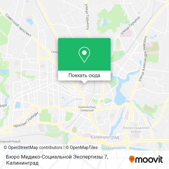 Карта Бюро Медико-Социальной Экспертизы 7