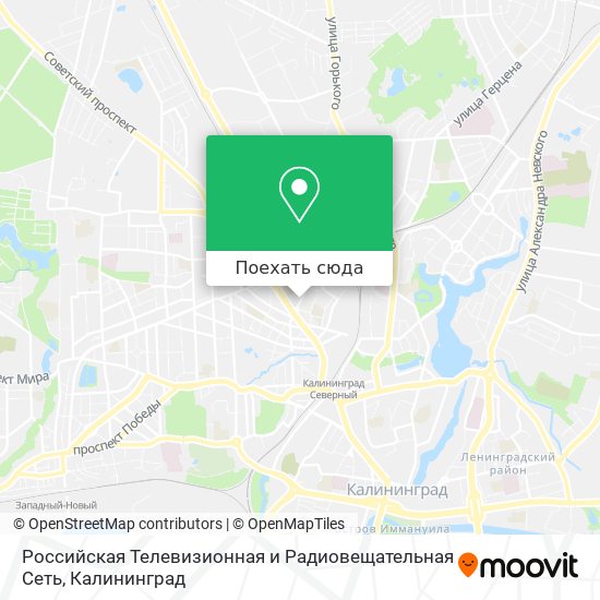 Карта Российская Телевизионная и Радиовещательная Сеть