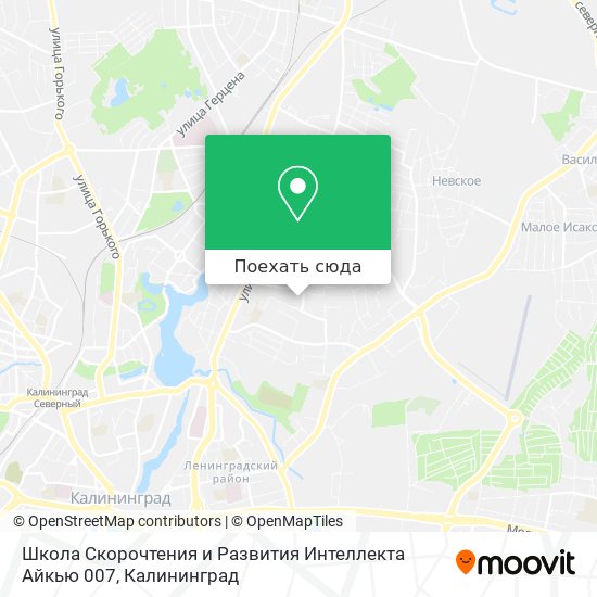 Карта Школа Скорочтения и Развития Интеллекта Айкью 007