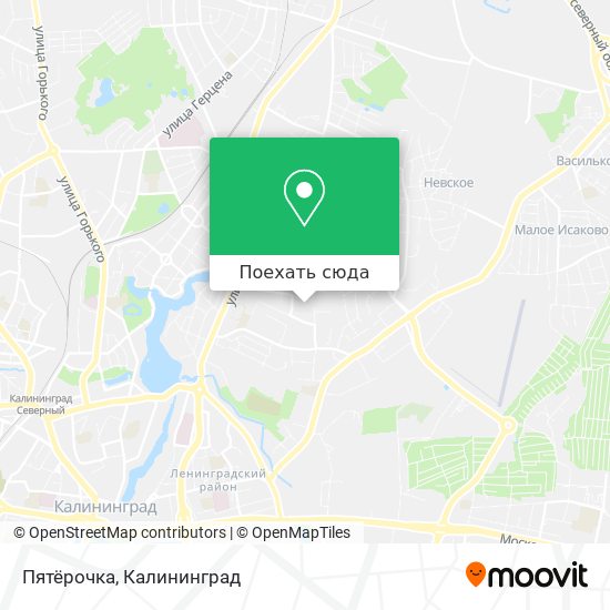 Карта Пятёрочка