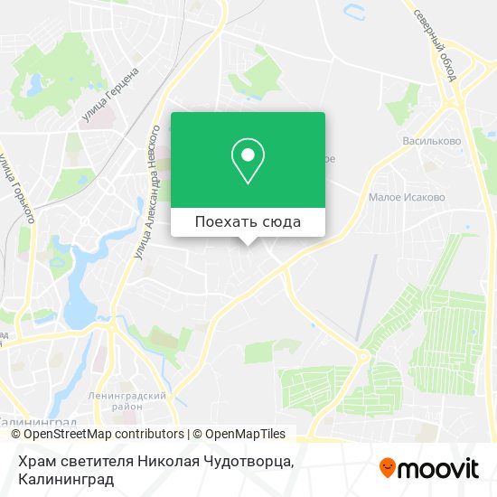 Карта Храм светителя Николая Чудотворца