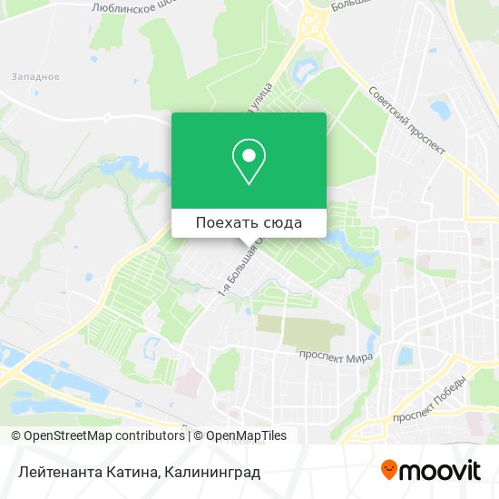 Карта Лейтенанта Катина