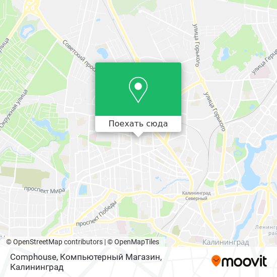 Карта Comphouse, Компьютерный Магазин