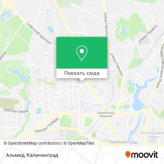 Карта Альмед