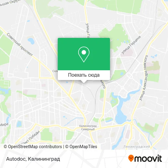 Карта Autodoc
