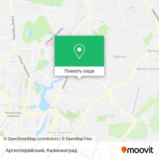 Карта Артиллерийский