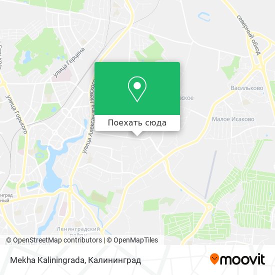 Карта Mekha Kaliningrada