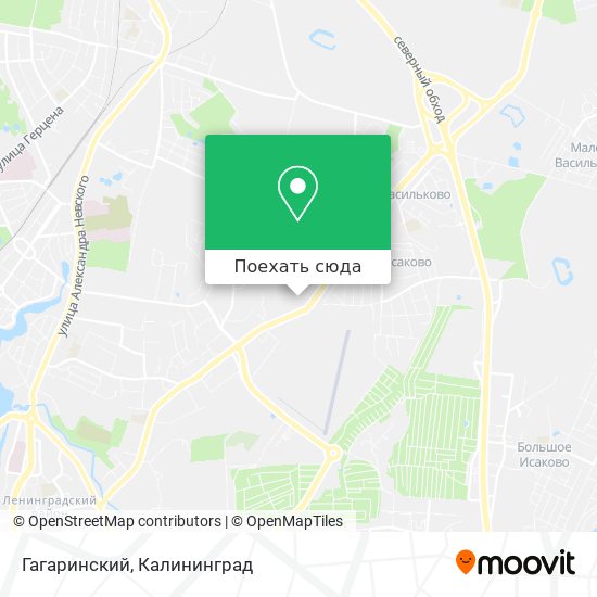 Карта Гагаринский