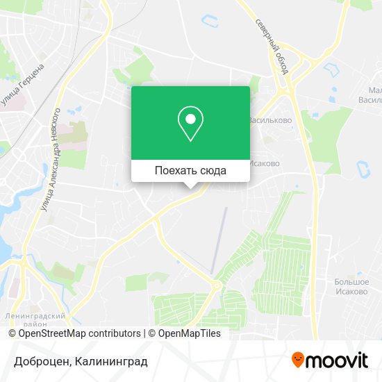 Карта Доброцен