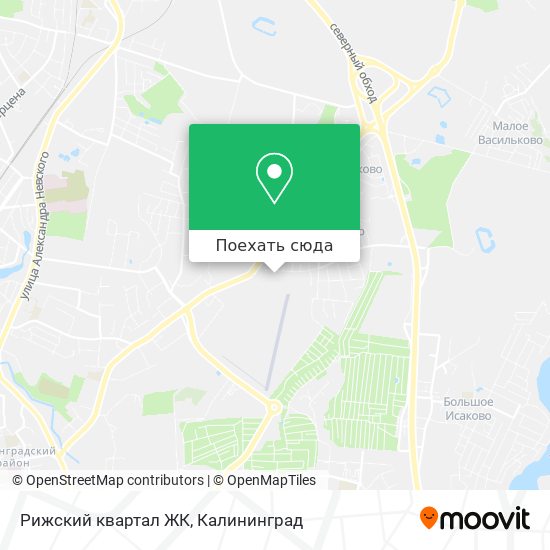 Карта Рижский квартал ЖК
