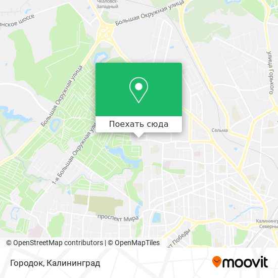 Карта Городок