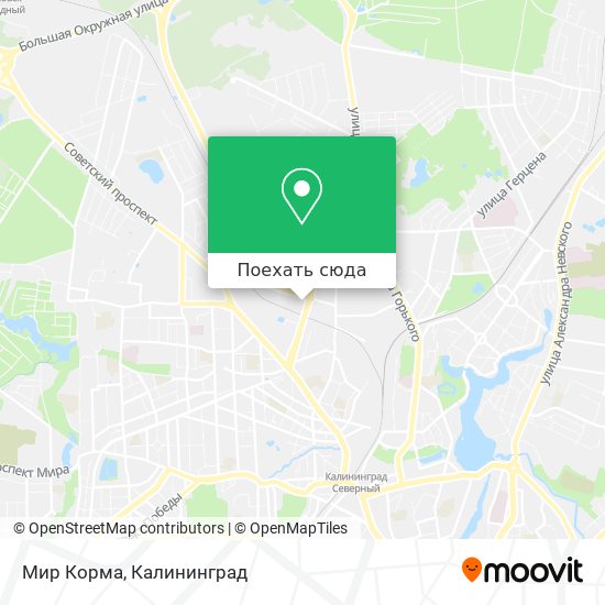 Карта Мир Корма