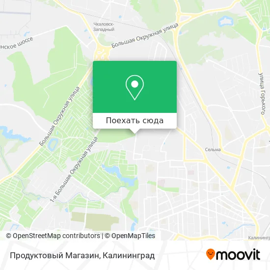 Карта Продуктовый Магазин