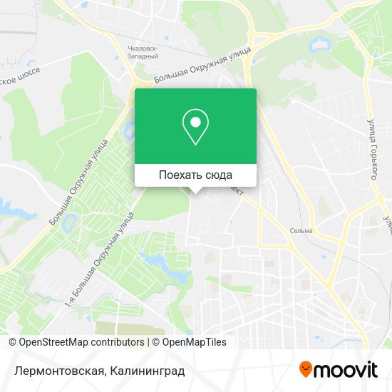 Карта Лермонтовская