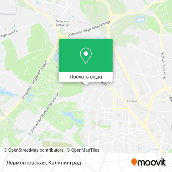Карта Лермонтовская