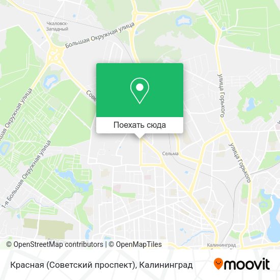 Карта Красная (Советский проспект)